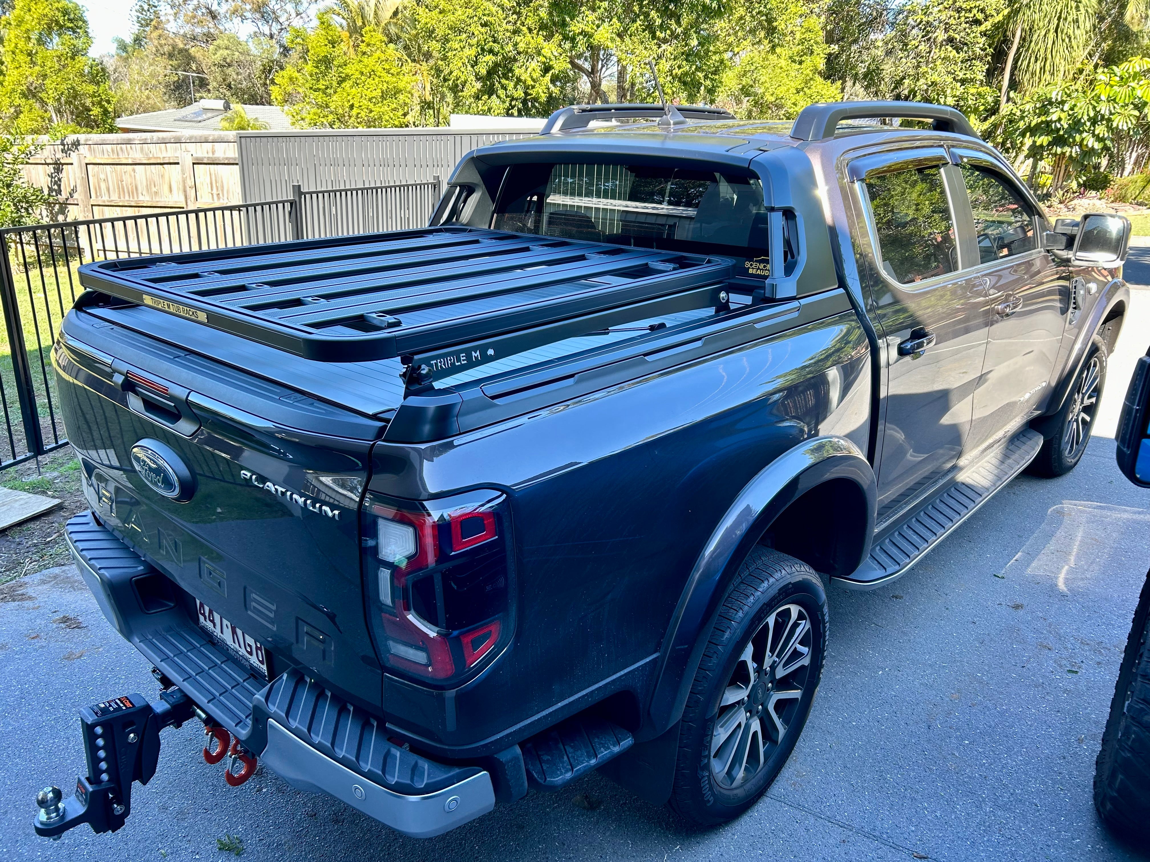 Triple Storage Tub Rack GAS STRUT TUB RACK (to suit moving sail plane for next gen Wildtrak ...